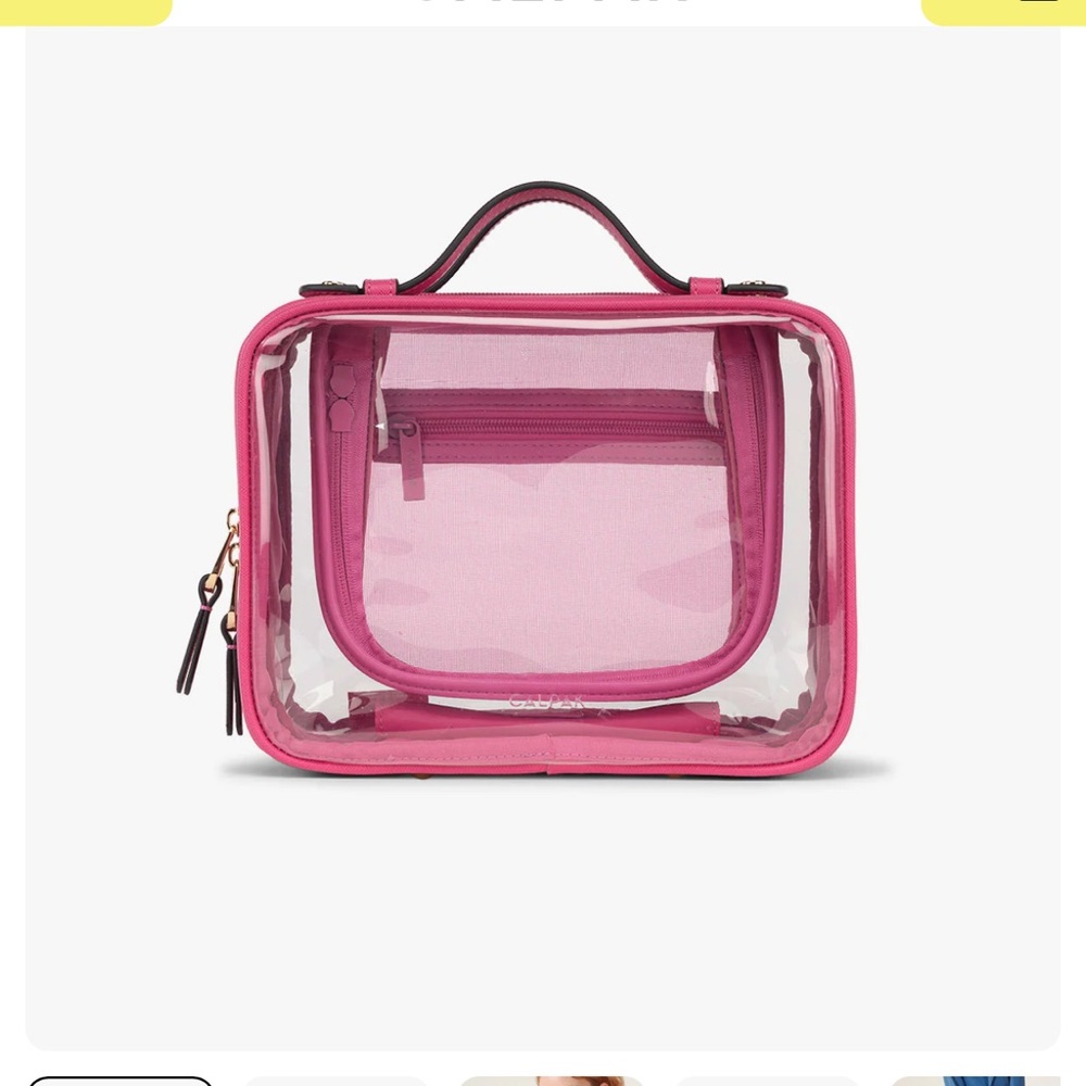 Dragonfruit Large Calpak Cosmetic Case